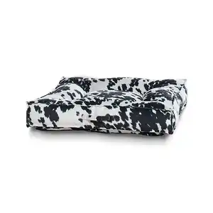 High Quality BLACK Dog House Indoor Dog Bed Pet Furniture Fabric dog crate