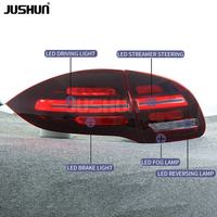 Feux arrière JUSHUN pour Porsche Cayenne 2011-2014, feux arrière de voiture à LED, feux de jour, clignotants dynamiques