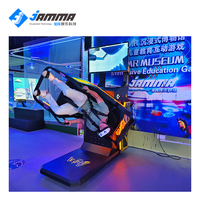 Simulador de Rotación VR 9D 360° de Aluminio para Interiores, Máquina de Juego de Realidad Virtual 720 para Parques de Diversiones, Gran Venta