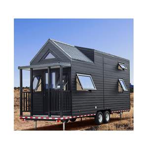 Maisons modernes pour le glamping Maison mobile préfabriquée prête à être expédiée avec roues - Product Image 1