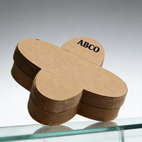 Boîte de papier personnalisée à la mode de luxe faite à la main en contact avec les aliments pour l'emballage de chocolat