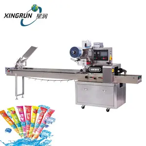 Automatic Horizontal Pillow Packaging Machine Seaweed Biscuit Chocolate Lentil Wet Tissue Soap Pouch Candy Bag Packing Machine