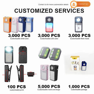 Đèn <span class=keywords><strong>LED</strong></span> kẹp đa năng, chống nước IPX7, sạc USB-C, có logo tùy chỉnh, dùng cho đi bộ ngoài trời, đèn cảnh báo an toàn khi đi bộ - Product Image 6