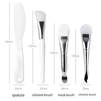 Ensemble de bols pour masque facial 5 en 1, kit d'outils de préparation de masque facial DIY avec bol, spatule, brosse en silicone pour masque facial