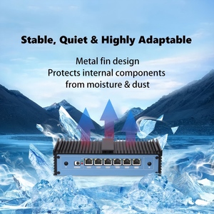 Mini PC HelorPC sin Ventilador, Procesador Intel l3 I5 I7, con 6 Puertos LAN GbE I211, 16 GB DDR4, 4 USB, 1 VGA, 1 HD-MI, Ubuntu LINUX, Router <span class=keywords><strong>Firewall</strong></span> - Product Image 6