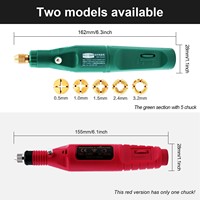 Kit d'outils rotatifs Auble Mini pour l'art des ongles, le bricolage, petit meuleur portatif, ensemble de manucure 100-240V, outils et équipements de bijouterie de haute qualité