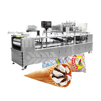 Machine à remplir et sceller les gobelets d'eau MY Automatic 4 Lane 6 Lane Compote Appel Jam 3 Flavor Ice Cream Tub