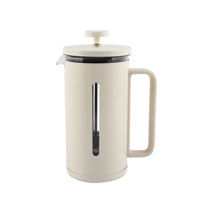 Cafetera de Vidrio de Borosilicato de Grado Alimenticio, Resistente al Calor, Portátil, de Color Blanco, de 350/1000 ml - Product Image 4
