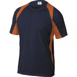 DELTA PLUS-Camiseta BALIMO3X Azul Marino-naranja 100% poliéster-EAN 3295249248864 CAMISETAS Y POLOS DE TRABAJO - Product Image 1