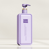 Nouveauté, bouteille en plastique PE mate personnalisée, bouteille de forme spéciale avec pompe à lotion pour shampoing