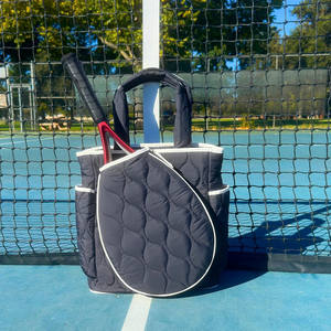 Échantillon gratuit : Sac de tennis 3 raquettes rembourré pour protéger les raquettes et léger – Conception unisexe pour joueurs de tennis professionnels ou débutants - Product Image 2
