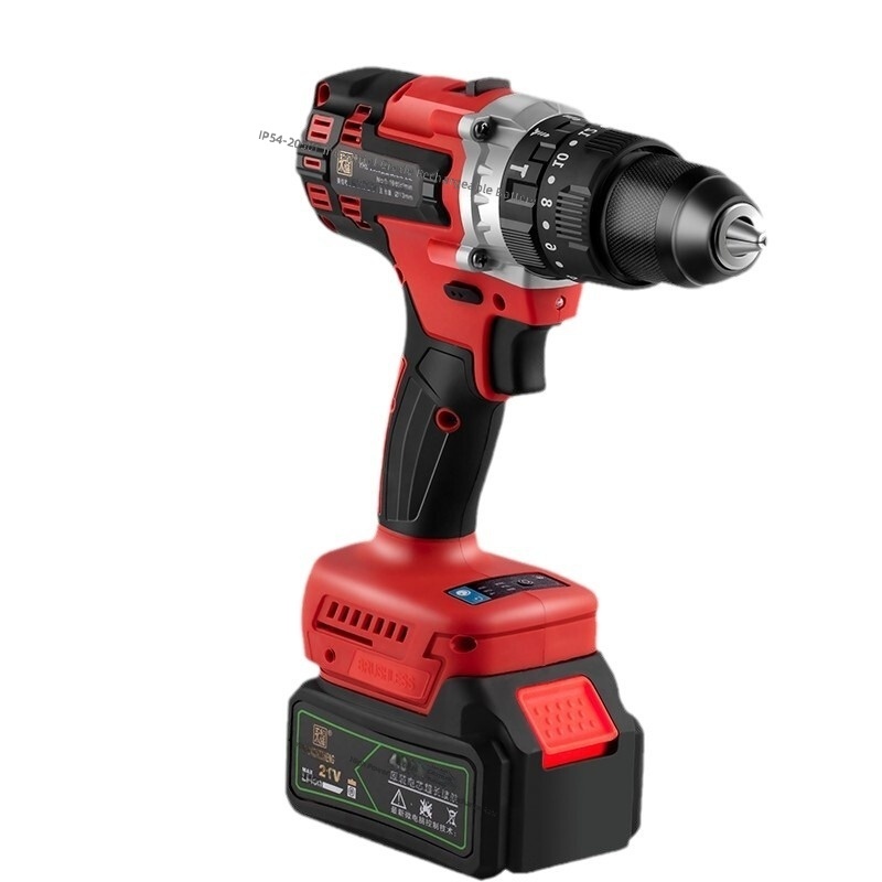Yonghesheng Brushless Cordless Drill DC 21V Lithium Battery High-Performance Multi-Speed Reversible Power Tool Drill · image 1