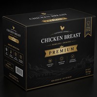 Filets de poulet surgelés gourmet Halal de qualité supérieure pour la restauration haut de gamme et la cuisson professionnelle au barbecue
