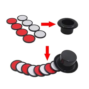 Mystery of High Hat Magic Tricks Produce Chips Hat Magie Close up Illusions Gimmick Props Accessories Hat <strong>Rainbow</strong> Piece Magia - Product Image 3