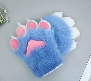 Nouvelle peluche chat griffe gant mignon Anime Cosplay spectacle accessoires femmes patte moelleux mitaines de haute qualité - Product Image 1