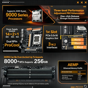 Nueva Placa Base A-SUS TUF B850 PLUS II GAMING AMD <span class=keywords><strong>A75</strong></span> AM5, 4xDDR5 DIMM, Compatible con la Serie AMD 7000/9000G de Escritorio, USB 3.0, Wi-Fi - Product Image 2