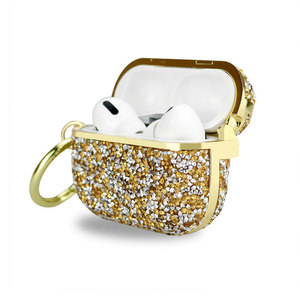 Estuche de Lujo para <span class=keywords><strong>AirPods</strong></span> Pro 2 3 4, Funda de PC con Diamantes de Imitación Brillantes para Mujer, Venta al por Mayor, Entrega a Tiempo del 99.5% de Fábrica - Product Image 3
