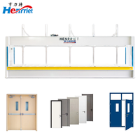Machine de laminage de portes en PVC à cadre en H 75T pour la production de panneaux de porte alvéolés perforés et la fabrication de feuilles de porte en WPC