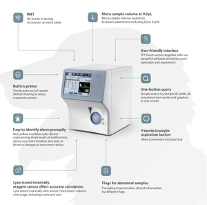 Mindray BC-30 Vet Veterinär 4-Teil Automatischer Hämatologie-Analysator Tierblut-Testgerät für Tierklinik-Laboranwendung - Product Image 4