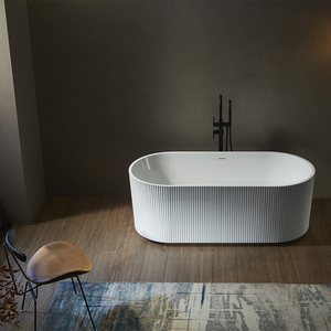 Baignoire autoportante moderne en acrylique pour adultes, idéale pour hôtels et salles de bain, avec fonction bain à remous - Product Image 4