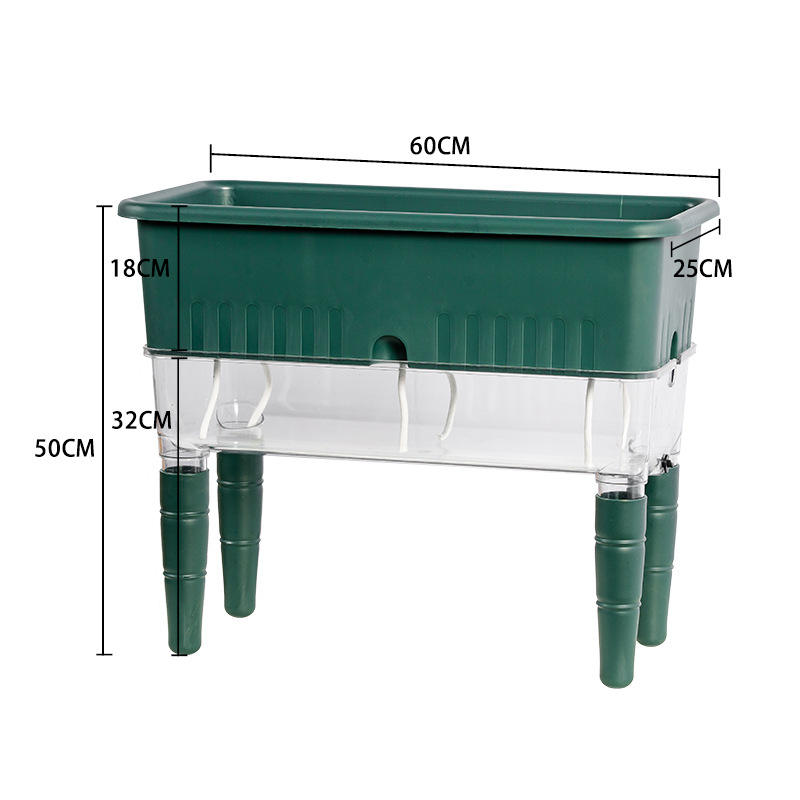 Tall feet dark green-tall