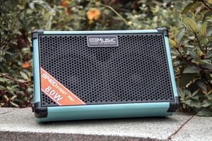 Coolmusic bp40d 80-watt pin Powered Acoustic Guitar khuếch đại Ukelele di động ngoài trời busking Loa - Product Image 6