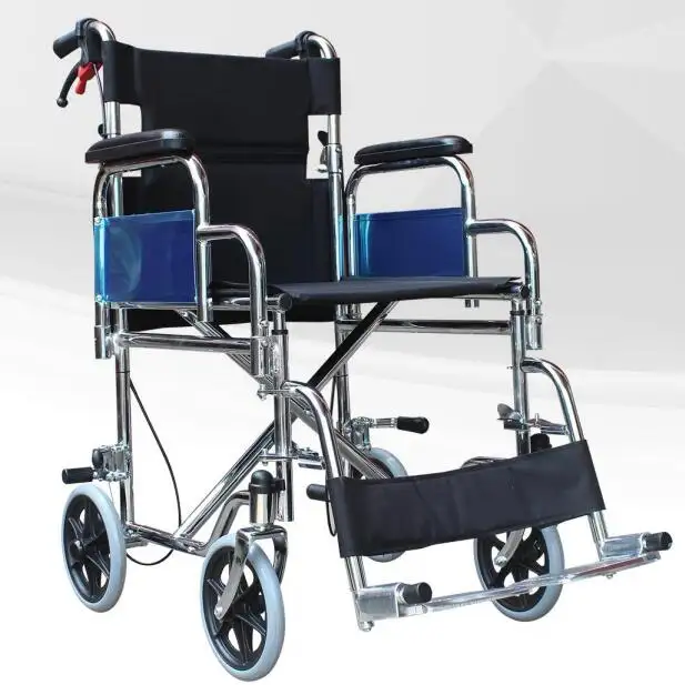DH01905A(2) जम्मू रोगी स्थानांतरण व्हीलचेयर आर्थोपेडिक हस्तांतरण Foldable पहिया कुर्सी