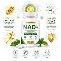 Capsules liposomales NAD+ OEM ODM 500mg Trans-Resvératrol 60 Capsules Complément Alimentaire Énergétique Cellulaire Qualité Alimentaire Haute Pureté