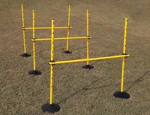 Jeu de haies graduées de qualité supérieure Graduation de 30cm à 60cm Disponible avec 2 bases de dôme ou avec 2 bases plates - Product Image 2