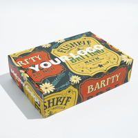 Boîte d'expédition en carton ondulé de petite taille personnalisée, nouveau design, boîte à bijoux, boîte à courrier en papier avec gaufrage et impression de laminage mat