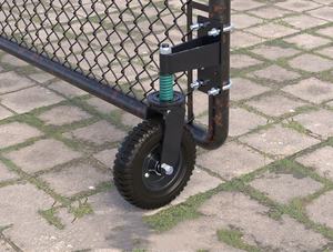 <span class=keywords><strong>Roulette</strong></span> à <span class=keywords><strong>ressort</strong></span> en caoutchouc de 200mm - Product Image 6