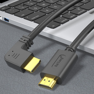 สาย Hdmi มุมขวารองรับ4K 3d ความเร็วสูงและความเร็วในการรับส่งข้อมูล Ethernet ถึง18G <span class=keywords><strong>Bps</strong></span> 90องศาสาย Hdmi - Product Image 3