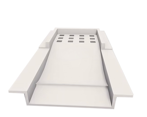 Simulatore di <span class=keywords><strong>Surf</strong></span> Galleggiante Commerciale Blu Chiaro, Attrezzatura per Divertimento Acquatico a Basso Costo per Uso Marino - Product Image 6