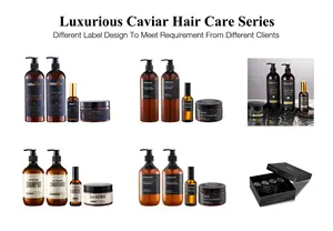 OEM Caviar Sulfate Free Shampoo Custom Logo Luxury Kid Hair Care Set Products Organic Protein Caviar Shampoo And Conditioner