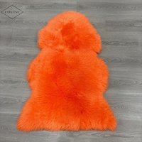 Peau de mouton véritable à poils longs et épais, fourrure frisée, teinte, pour sellerie automobile, canapé, fauteuil et vêtements