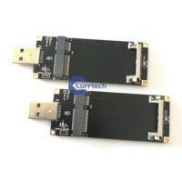 Kit adaptateur MINI PCIE MPCIE vers USB 3.0 Pro avec double emplacement pour carte NANO SIM