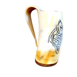 Alta demanda Buffalo Bull Viking Beber Cuerno Taza Cuerno de buey Beber Taza Medieval Beber Taza a precios competitivos - Product Image 5