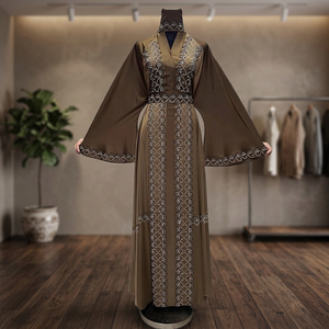 2026 New Luxury Handmade Vintage Abaya for Women Breathable Anti-Pilling V Neck Traditional Islamic Clothing From Maharashtra - Product Image 3