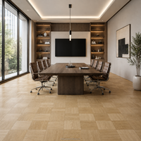 Colección de parquet de roble de gran formato con certificación CE, tablas largas de 1900 mm para el hogar.