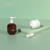Flacon pompe sphérique rond personnalisé 300 ml pour shampoing et sérum de soin avec pompe à verrouillage de sécurité