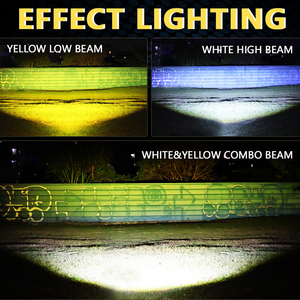Đèn trợ sáng <span class=keywords><strong>LED</strong></span> 5 laser H/L Beam Ip68 24V 12V Zda10 vàng trắng 36000Lm dành cho xe máy, xe địa hình, lưới tản nhiệt, đèn sương mù, đèn chiếu điểm - Product Image 5
