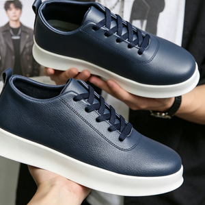 Mens Trendy Running Sneaker Top Quality Fashion PU Leather Shoes for Casual Walking Light Weight EVA Wholesale Autumn Winter