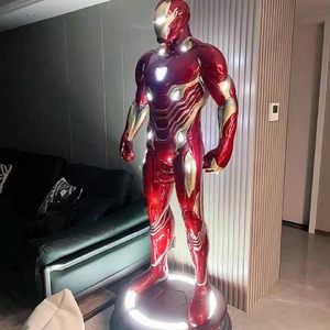 Scultura Modello Luminoso a Grandezza Naturale di <span class=keywords><strong>Iron</strong></span> <span class=keywords><strong>Man</strong></span> Mk50 della <span class=keywords><strong>Marvel</strong></span> in Fibra di Vetro, Decorazione di Grandi Dimensioni di Grande Successo - Product Image 1