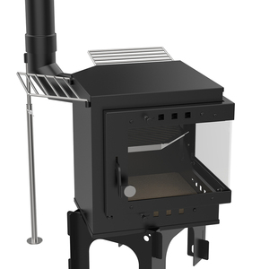Poêle <span class=keywords><strong>de</strong></span> jardin écologique, foyer à bois autonome avec <span class=keywords><strong>cheminée</strong></span>, cuisinière - Product Image 5