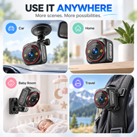 Caméra de surveillance extérieure Wistino HD 12X Zoom AI IP 4G, caméra portable VLOG 3MP MINI AOV 4G