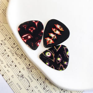 3 pièces/ensemble Médiator de guitare de haute qualité Médiator de ukulélé personnalisé tendance - Product Image 4