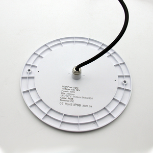 Lumière LED pour <span class=keywords><strong>piscine</strong></span> murale immergée, IP68, Wifi, musique, mince, en résine remplie d'ABS, 7,5 mm, RGB, 4 fils, changement de couleur, niche - Product Image 6