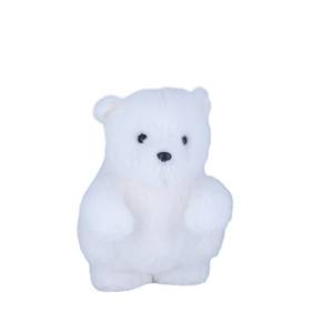 La fábrica vende personalizado lindo 30CM Polar blanco oso de peluche de juguete de nuevo diseño suave peluche ronroneo oso Super suave Material de felpa - Product Image 5