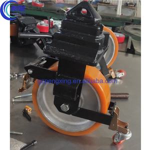 Roda resistente do resistor do recipiente da roda do castor do poliuretano do recipiente de remessa iso resistente da carga - Product Image 5