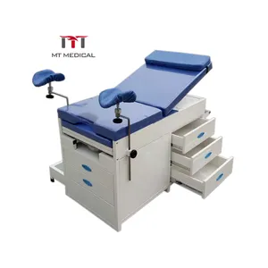 MT Medical ET-1exam table Adjustable Hospital Patient Examination delivery bed with drawers gyno exam table